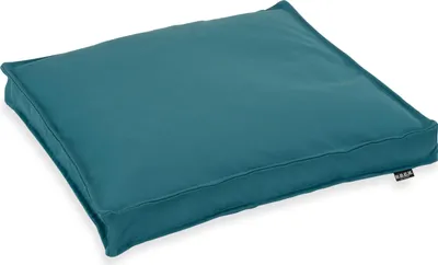 Produktbild von H.O.C.K. Classic Uni Outdoor Sitzkissen - 50x50x5cm Stuhlkissen für Draußen - Wetterfestes Polster Petrol Light