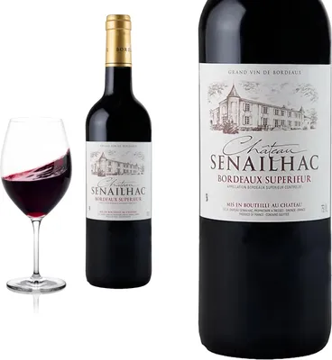 Produktbild von 2019 Bordeaux Supérieur Chateau Senailhac   Rotwein