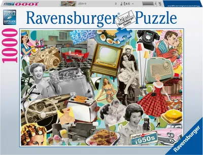 Produktbild von Die 50er Jahre Ravensburger 17387 Klassische Puzzle -1000-Stücke - 700x500mm