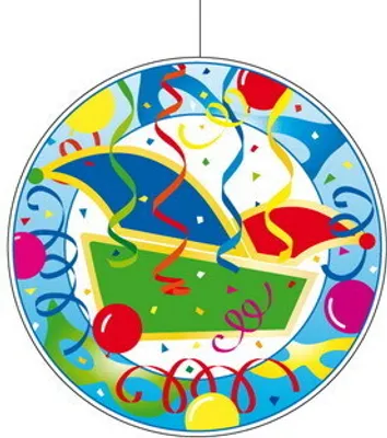 Produktbild von Deckenhänger Karneval - Narrenkappe