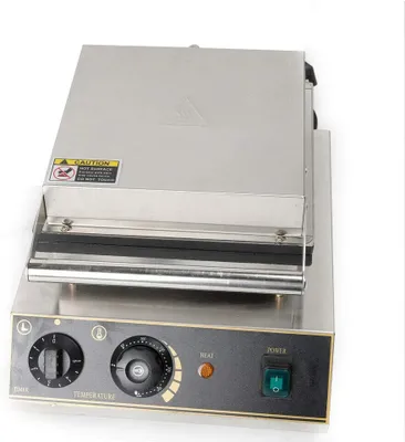 Obrázek produktu pro Elektrický vaflovač z nerezové oceli Vaflovač 50  300 ℃ 1750W Regulace teploty