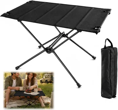 Obrázok produktu pre Kempingový stôl 60x40x39,5 cm, skladací, s taškou, pre kempovanie
