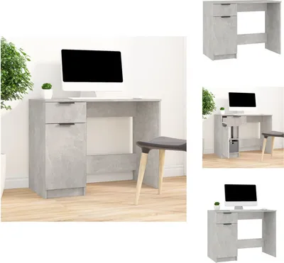 Produktbild von vidaXL Schreibtisch Betongrau 100x50x75 cm Holzwerkstoff -  Schreibtische