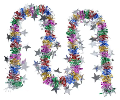 Immagine prodotto di Ghirlanda natalizia Clayre & Eef 200 cm in plastica multicolore