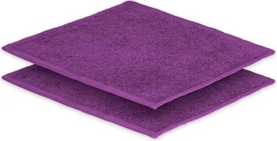 Produktbild von 2 x Seiftuch 30 x 30 cm  500g/m²  Lila Doppelpack Hohe Qualität Neu/OVP