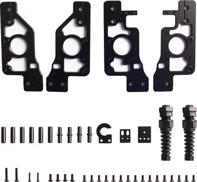 Obrázok produktu pre sada pohonu 3D tlačiarne CNC AB, rám pre pohonné jednotky krokových motorov z hliníkovej zliatiny, kompatibilný s 3D tlačiarňou VORO 2.4