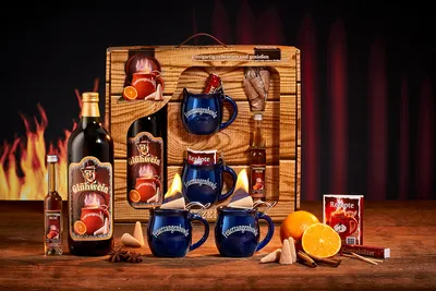 Produktbild von Feuerzangentasse Geschenkset | Schatzkiste | Mitternachtsblau
