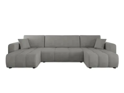 Produktbild von Couchgarnitur Sofa Sofagarnitur ALICE U in U Form mit Schlaffunktion und Bettkasten Wohnlandschaft Polsterecke Couch Wellenfederung
