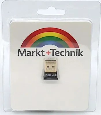 Produktbild von USB Bluetooth 4.0 Adapter - Windows XP,Vista,7,8,10,Linux- Markt und Technik