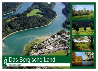 Produktbild von Das Bergische Land - wunderschön (Wandkalender 2027 DIN A2 quer), CALVENDO Monatskalender