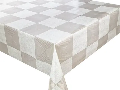 Obrázok produktu pre Ochranná podložka, podložka na stôl, utierka, umývateľná, vodoodolná, podložka na záhradný stôl, béžovo-strieborný vzor, s trblietkami, MT-5255B, 50x137 cm