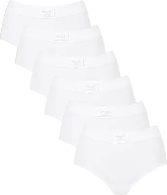 Produktbild von sloggi 6er Pack Double Comfort Maxi Slip Perfekter Sitz, Mit feinen Details, Angenehm auf der Haut