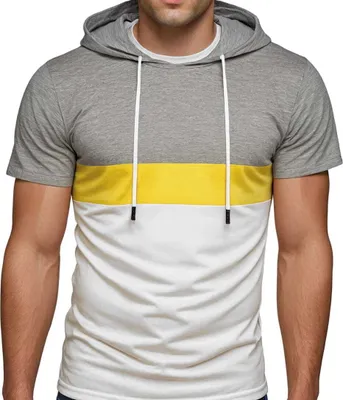 Productafbeelding van Recea Heren T-shirt met capuchon, Vavau, meerkleurig, maat XL