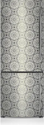 Produktbild von Kühlschrankfolie Aufkleber Kühlschrankmagnete Dekoration Kühlschrankfolie 60x205 cm - Blumenmuster