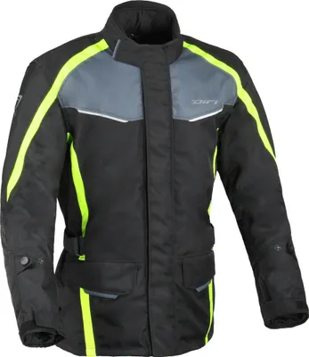 Produktbild von DIFI Cage Aerotex wasserdichte Motorrad Textiljacke, schwarz/gelb, M