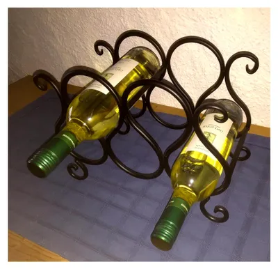 Produktbild von Flaschenhalter für fünf Flaschen aus Metall
