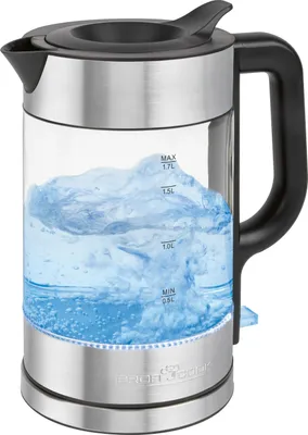 Immagine prodotto di PROFI COOK 501322 Bollitore PROFI COOK PC-WKS 1322, vetro/acciaio inossidabile scuro, 1,7 L