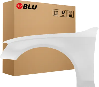 Immagine prodotto di BLU Parafango compatibile con Audi A4 B8 S4 LIFT LS9R Sinistra Weiss GletscherWeiss | 2011-2015 | Anteriore | Verniciato | Pronto per il montaggio | Acciaio