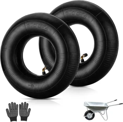 Produktbild von 2 Stück Schlauch 3.00-4 für Sackkarre Reifen 260x85 Ersatzschlauch mit TR87 Ventil