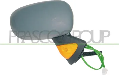 Produktbild von PRASCO RN3087323P Außenspiegel Seitenspiegel Rechts für RENAULT MODUS / GRAND MODUS (F/JP0) Beheizt Grundiert Elektrisch