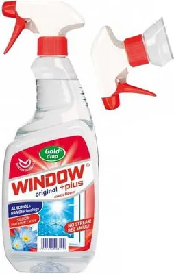 Zdjęcie produktu dla Płyn do mycia szyb i luster Window Plus Nano 750 ml