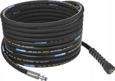 Produktbild von 30m langer 400 BAR DN8 Schlauch für KARCHER HD HDS Waschmaschine mit 10 mm Stecker