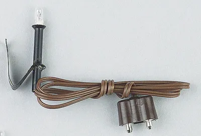 Produktbild von Puppenhaus Fackel Metall, mit Halter, für Krippen- und Modellbau