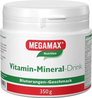 Produktbild von Megamax Vita Mineral Drink Orange Pulver 350 g