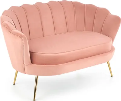 Produktbild von Halmar Sofa Amorinito XL - hellrosa / gold