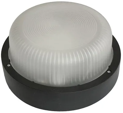 LED-Wandlampe rund schwarz 6 W 4000 K IP44