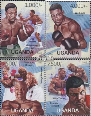 Produktbild von Briefmarken Uganda 2013 Mi 3065-3068 (kompl.Ausg.) postfrisch Boxer