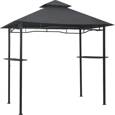 Immagine prodotto di vidaXL Padiglione BBQ 240x150x255 cm in acciaio antracite