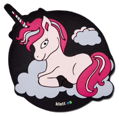 Produktbild von ergobag Schulranzen-Zubehör 3D-Klettie Einhorn rosa