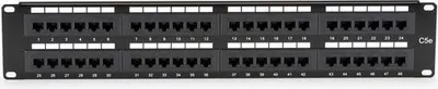 Produktbild von Black Box JPM5E48A - Cat5e - Schwarz - Rackeinbau - 2U
