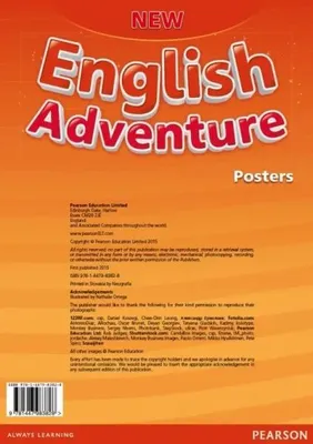 Image de Affiches New English Adventure PL 3 - Pearson