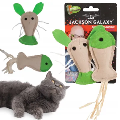 Image de Lot de 2 jouets INTERACTIFS pour chats avec pince à chat et crabe SIZAL