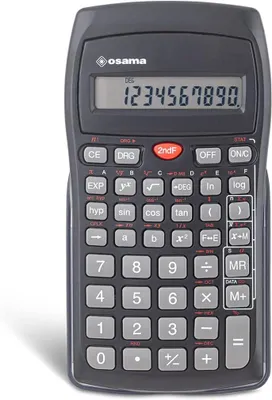 Imagen del producto de Calculadora científica, con 56 funciones, pantalla de 10 dígitos y adecuada para uso escolar y de oficina