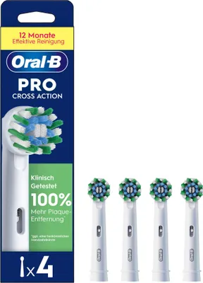 Produktbild von Oral-B Aufsteckbürsten Pro CrossAction 4er