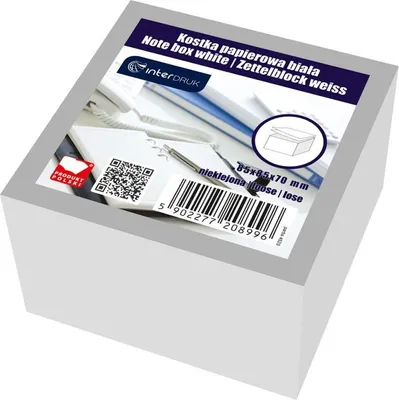 Obrázok produktu pre INTERDRUK Papierová kocka – 85 x 85 x 70 mm