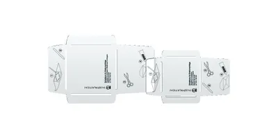 Produktbild von Couvert Schablonen-Set "quadratisch", 2 Schablonen