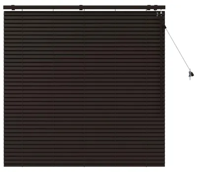 Obrázok produktu pre vidaXL Žalúzie, tmavohnedé, 130 x 130 cm, 35 mm, masívne drevo paulovnia