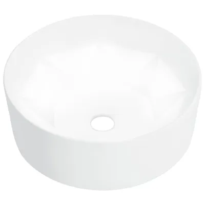 Image de vidaXL lavabo 36 x 14 cm céramique blanc