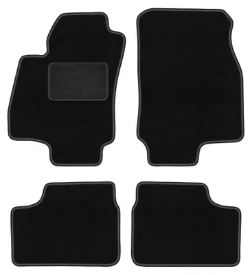 Productafbeelding van Velours automatten voor Opel Astra G 1998-2009 (sedan/stationwagen/hatchback) – 4-delig, zwart, op maat – Wielganizator LUX