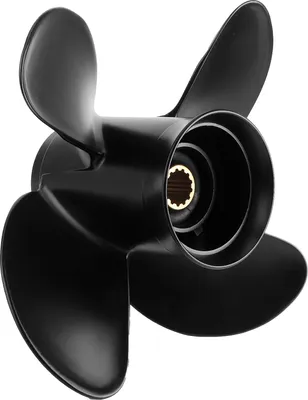 Immagine prodotto di Elica fuoribordo 10 3/8x13 ad alta spinta con 4 pale in lega di alluminio, adatta per motori da 35-60 CV.