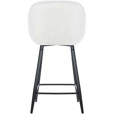 Produktbild von CLP Barhocker Gibson Samt, Sitzhöhe 76 cm cremeweiß