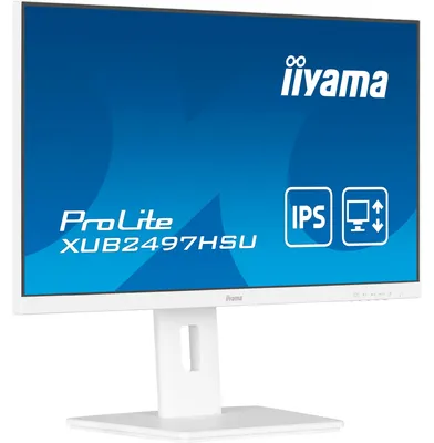 Produktbild von iiyama ProLite XUB2497HSU-W2 Computerbildschirm 60,5 cm (23.8") 1920 x 1080 Pixel Full HD LED Weiß