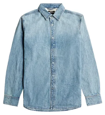 Produktbild von G-star Clean Langarmhemd Blau 2XL Herren Blau 2XL