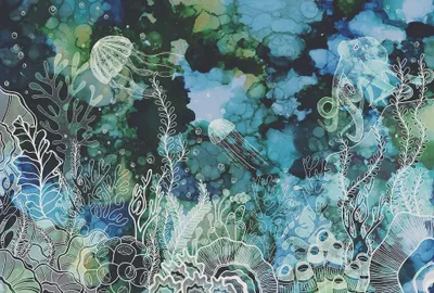Produktbild von Digitaldruck-Tapete Underwater Colour livingwalls (1036395)