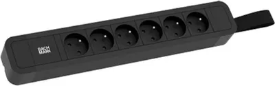 Zdjęcie produktu dla Bachmann PRIMO 2, 2 m, Wewnętrzna, Typu E, Type EF (CEE 7/7), 1,5 mm², Czarny