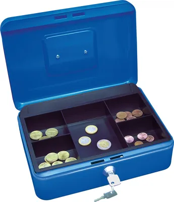 Produktbild von WEDO Geldkassette 145303X 25x18x9cm Größe 3 blau